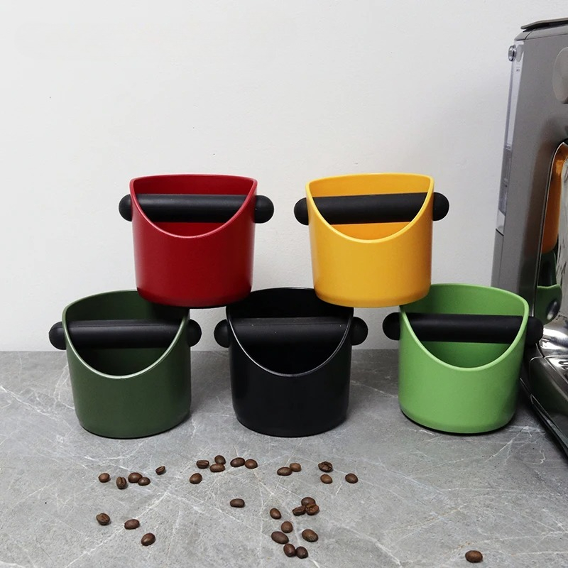 Home Bar Supplies - กล่องทิ้งกากกาแฟกันลื่น ลดแรงกระแทก ภาชนะเก็บกากกาแฟเอสเพรสโซ อุปกรณ์ทิ้งกากกาแฟสำหรับบาริสต้ามืออาชีพ อุปกรณ์เสริมสำหรับบาริสต้าที่บ้าน