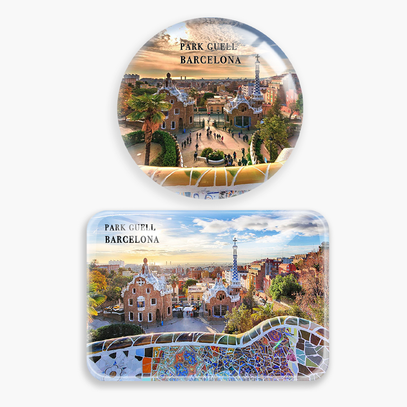 Home Barcelona - Park Guell Barcelona สเปนตู้เย็นแม่เหล็ก World Travel