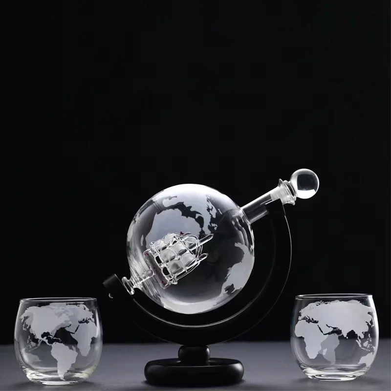 แก้ววิสกี้ชุดคริสตัลลูกโลกเหล้ - Decanter Globe Set บทวิจารณ์และราคา