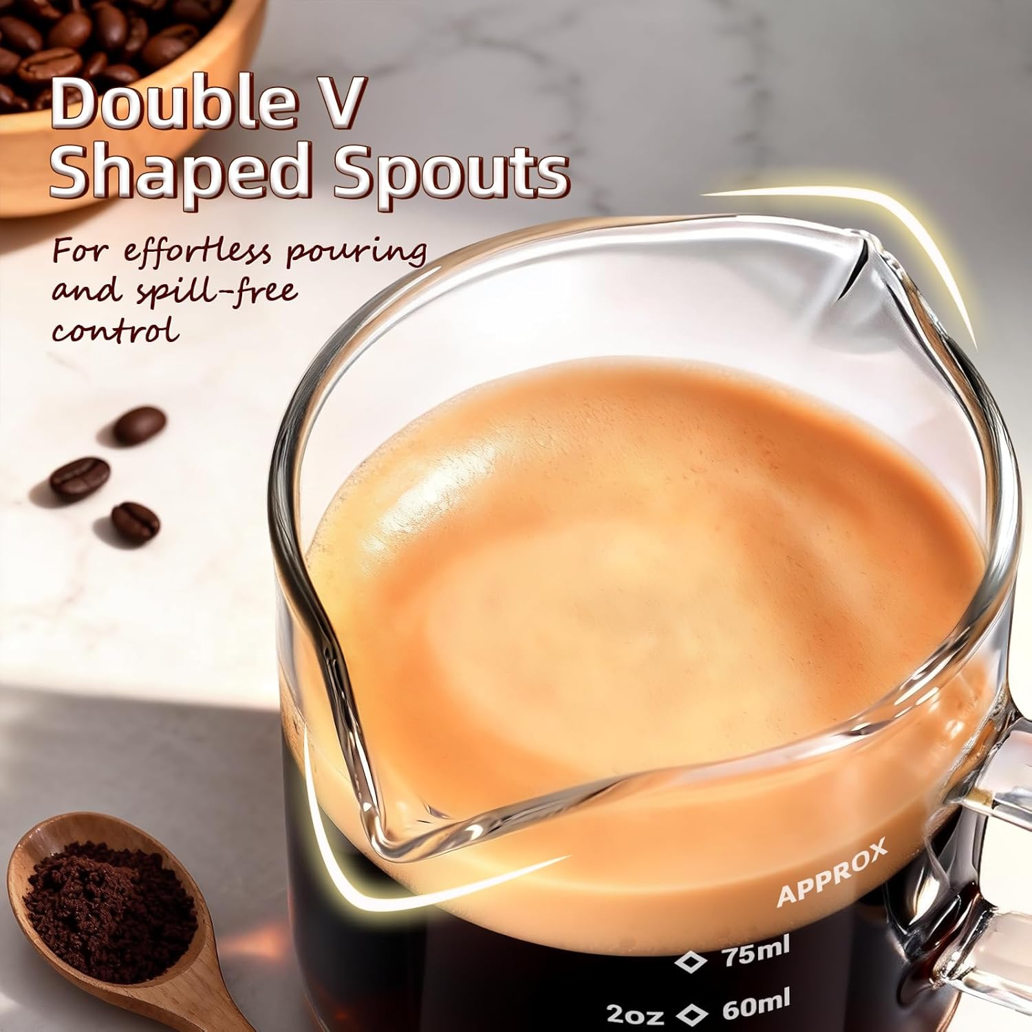 แก้วเอสเพรสโซ 1/2 ชิ้น ขนาด 4  - Home Bar Set บทวิจารณ์และราคา