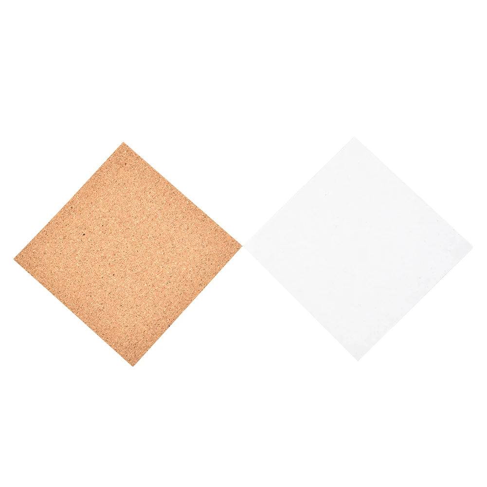 10Pcs Cork Coasters สแควร์ Cor - Home Bar Supplies บทวิจารณ์และราคา