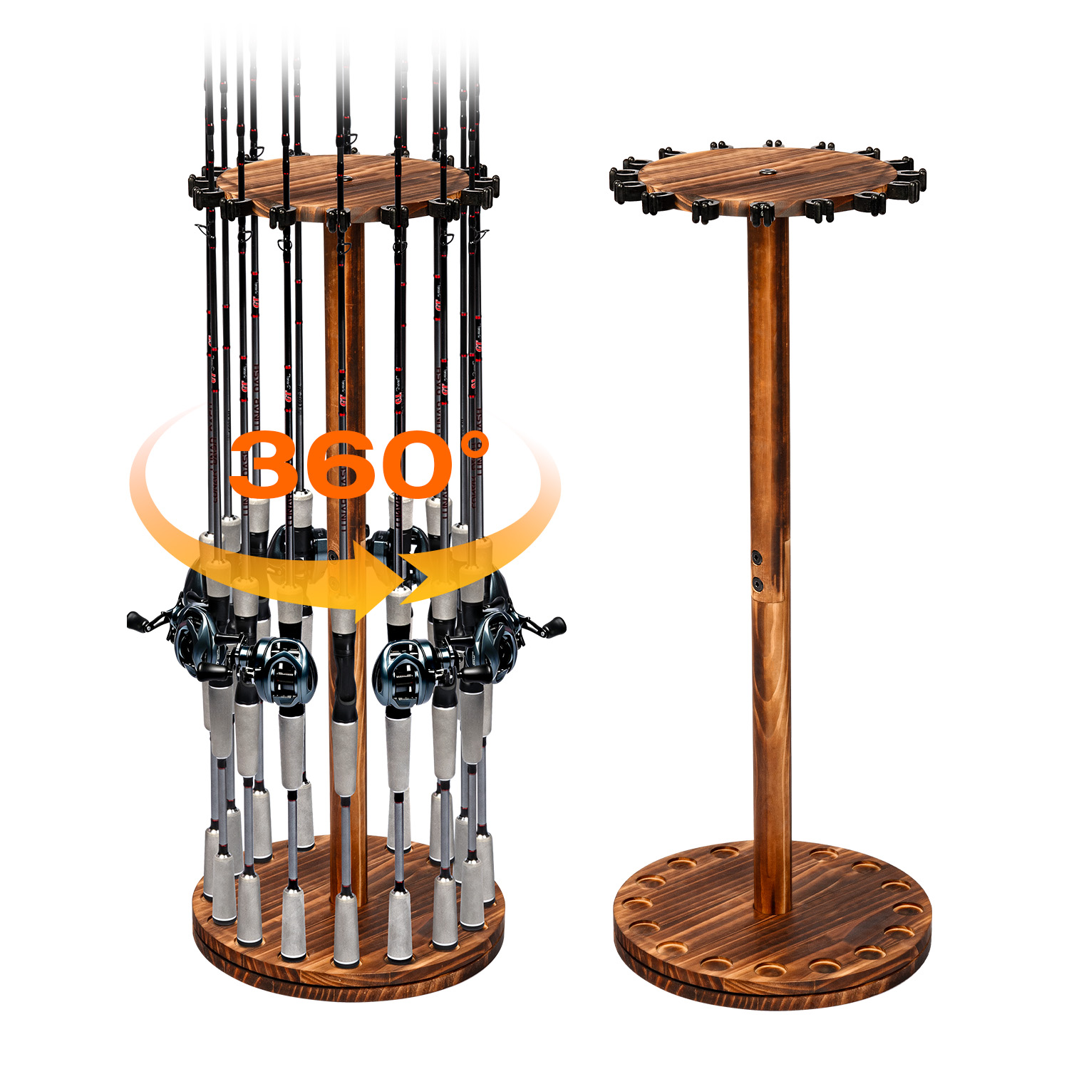 ที่วางคันเบ็ดตกปลาแบบหมุนได้ ท - Home Bar Stand บทวิจารณ์และราคา