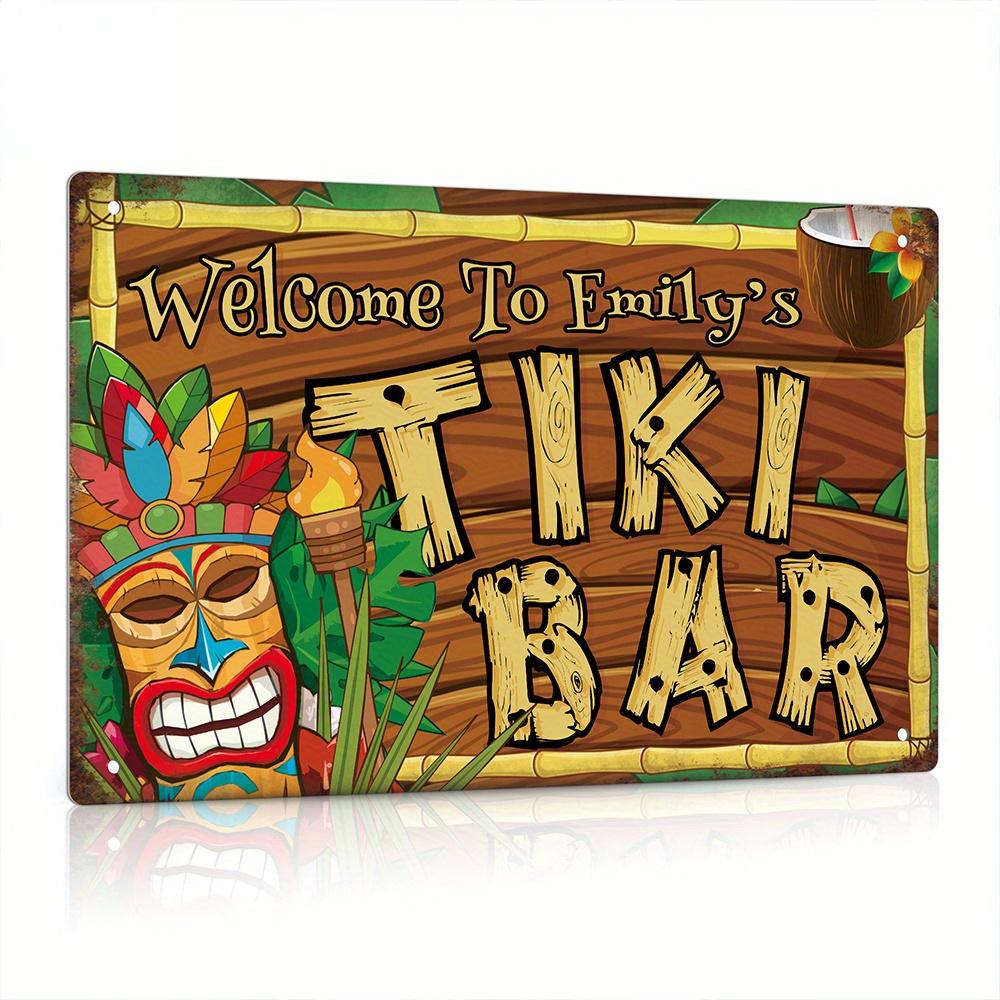ป้ายตกแต่งบาร์ทิกิแบบกำหนดเอง, - Home Bar And Restaurant บทวิจารณ์และราคา