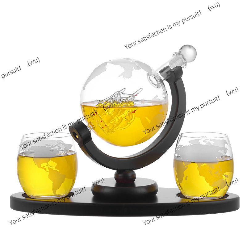 ชุดแก้วเหล้าวิสกี้ทรงโลกพร้อมแ - Decanter Globe Set บทวิจารณ์และราคา